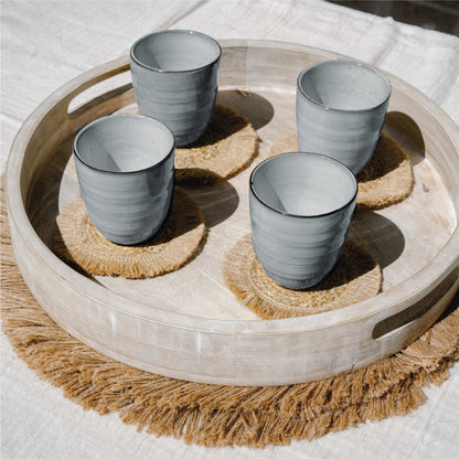 Set 4 Vasos Cerámica 270ml Amalfi Simplit1#Sin color