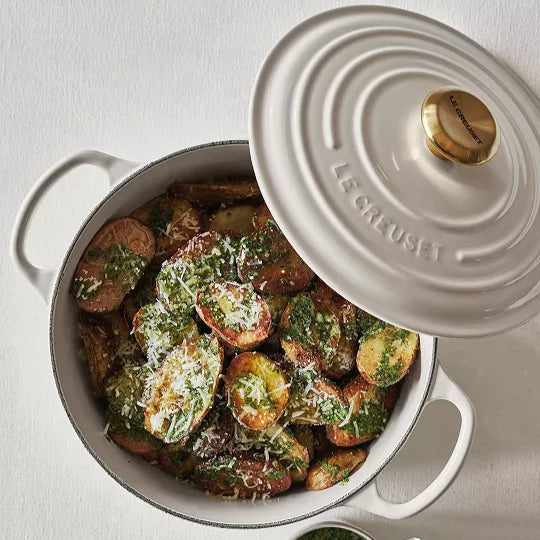 Cocotte Redonda White 28 Cm Le Creuset1#Blanco