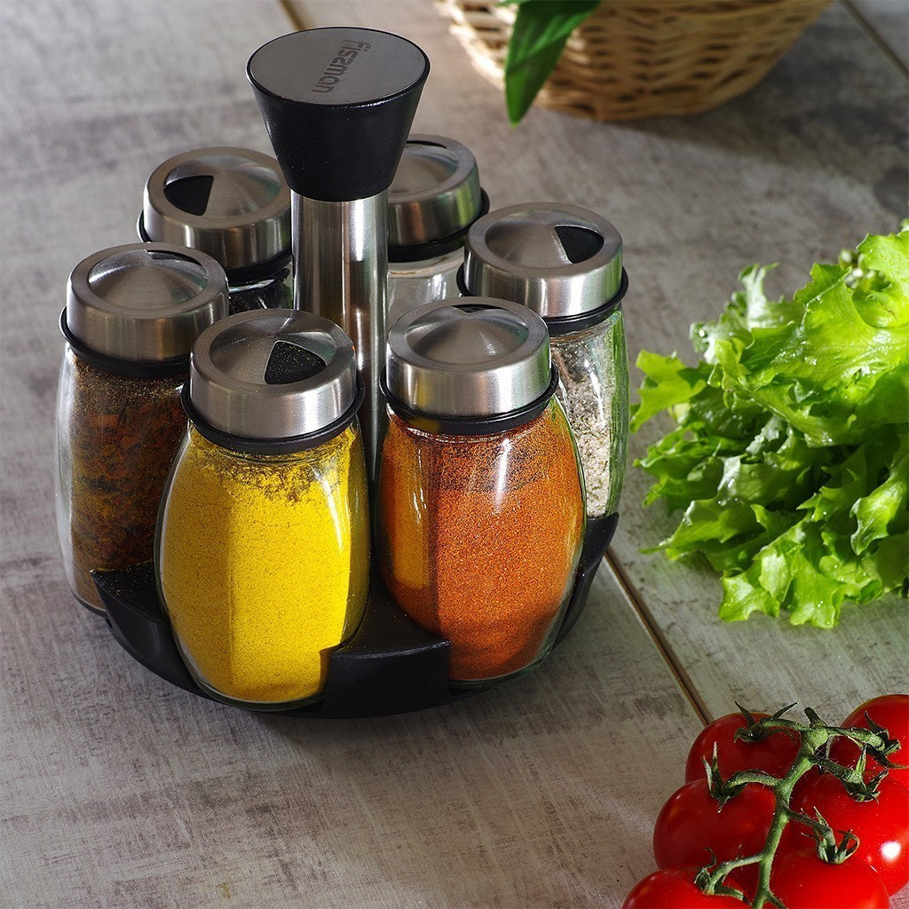 Set De Especieros o Condimentos 7 Piezas Fissman1#Sin color