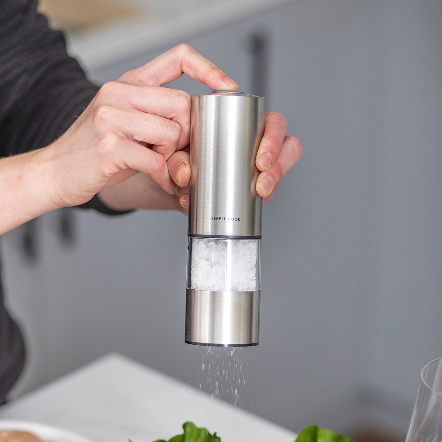 Salero y Pimentero Recargable Power Spice Simple Cook