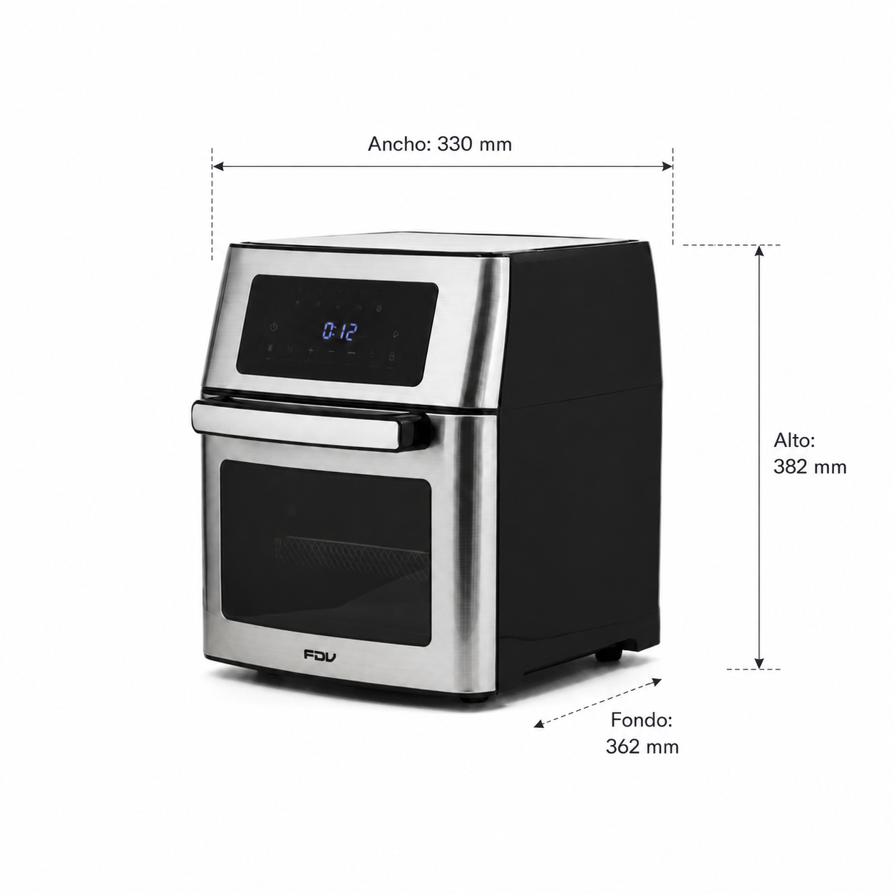 Freidora de Aire y Horno Eléctrico Aerofryer 15 litros FDV