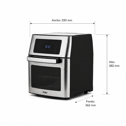 Freidora de Aire y Horno Eléctrico Aerofryer 15 litros FDV