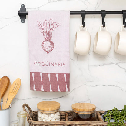 Set 4 Paños de Cocina Verduras Rojos Coquinaria