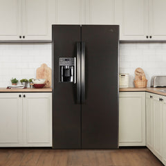 Refrigerador Side By Side 748Lts netos Black GE GRC26FGMFPS1