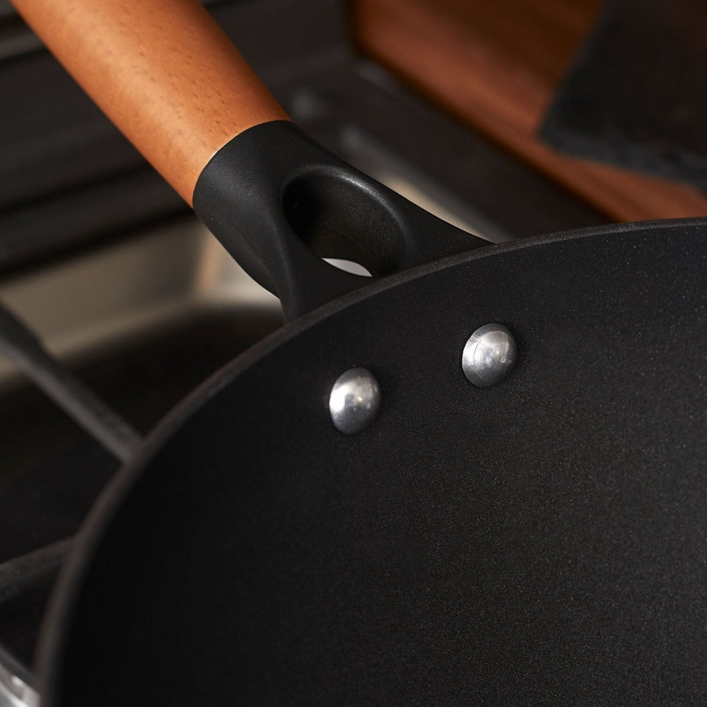 Wok Nadur s/tapa 28cm6#Grafito