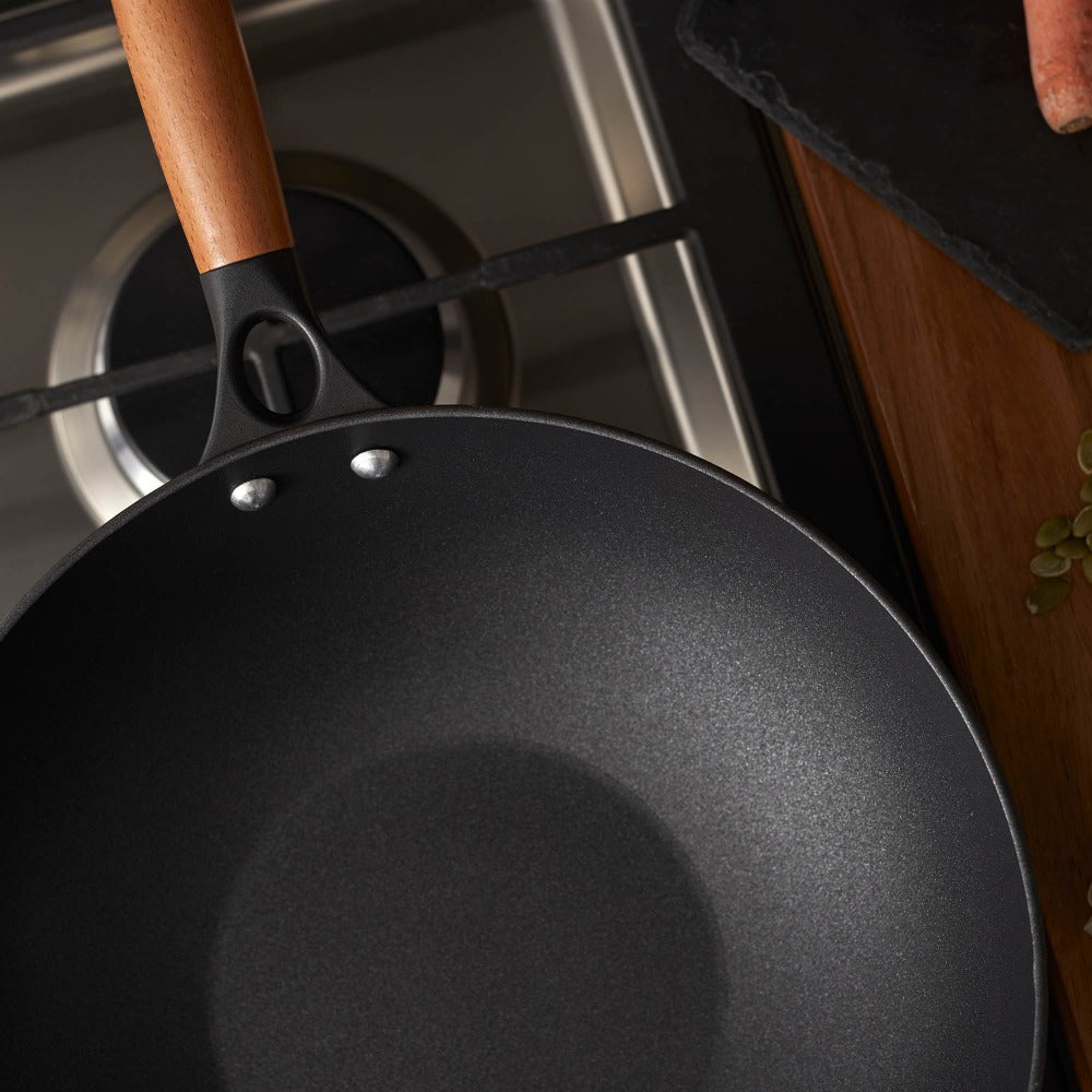 Wok Nadur s/tapa 28cm4#Grafito