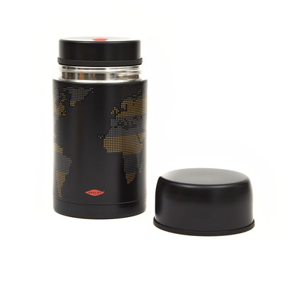 Set Maps Termo Comida + Botella Térmica Oroley5#Negro