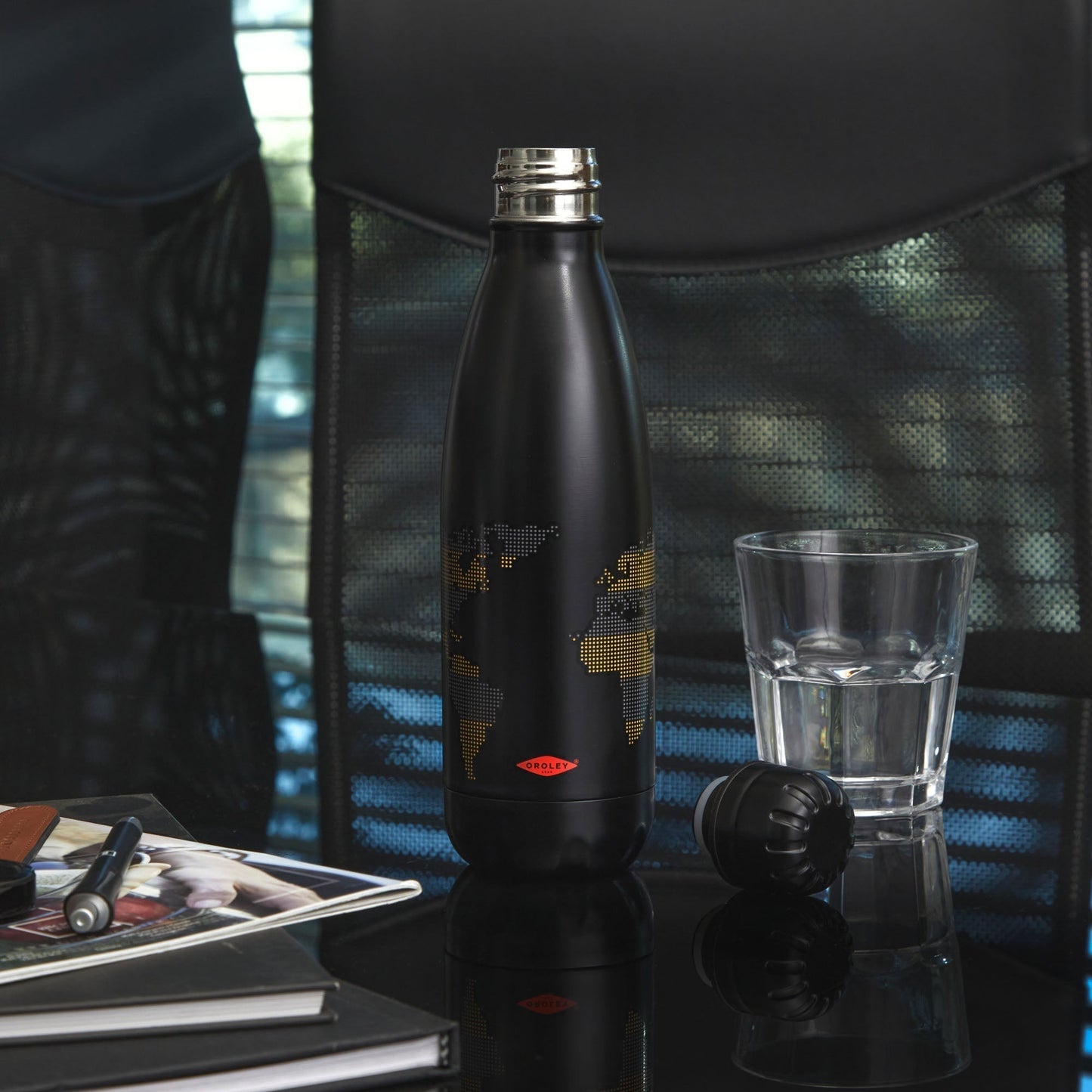 Set Maps Termo Comida + Botella Térmica Oroley4#Negro