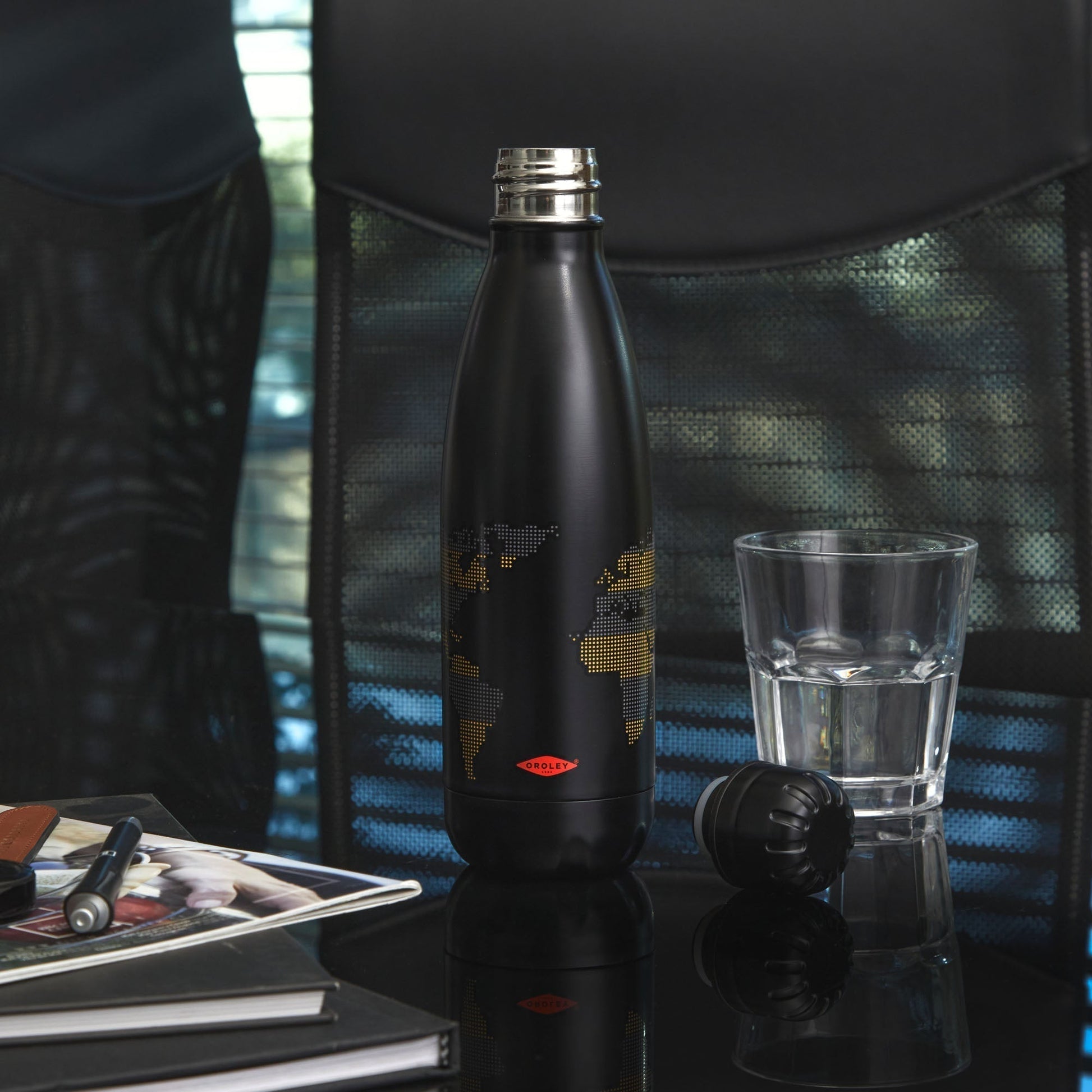 Set Maps Termo Comida + Botella Térmica Oroley4#Negro