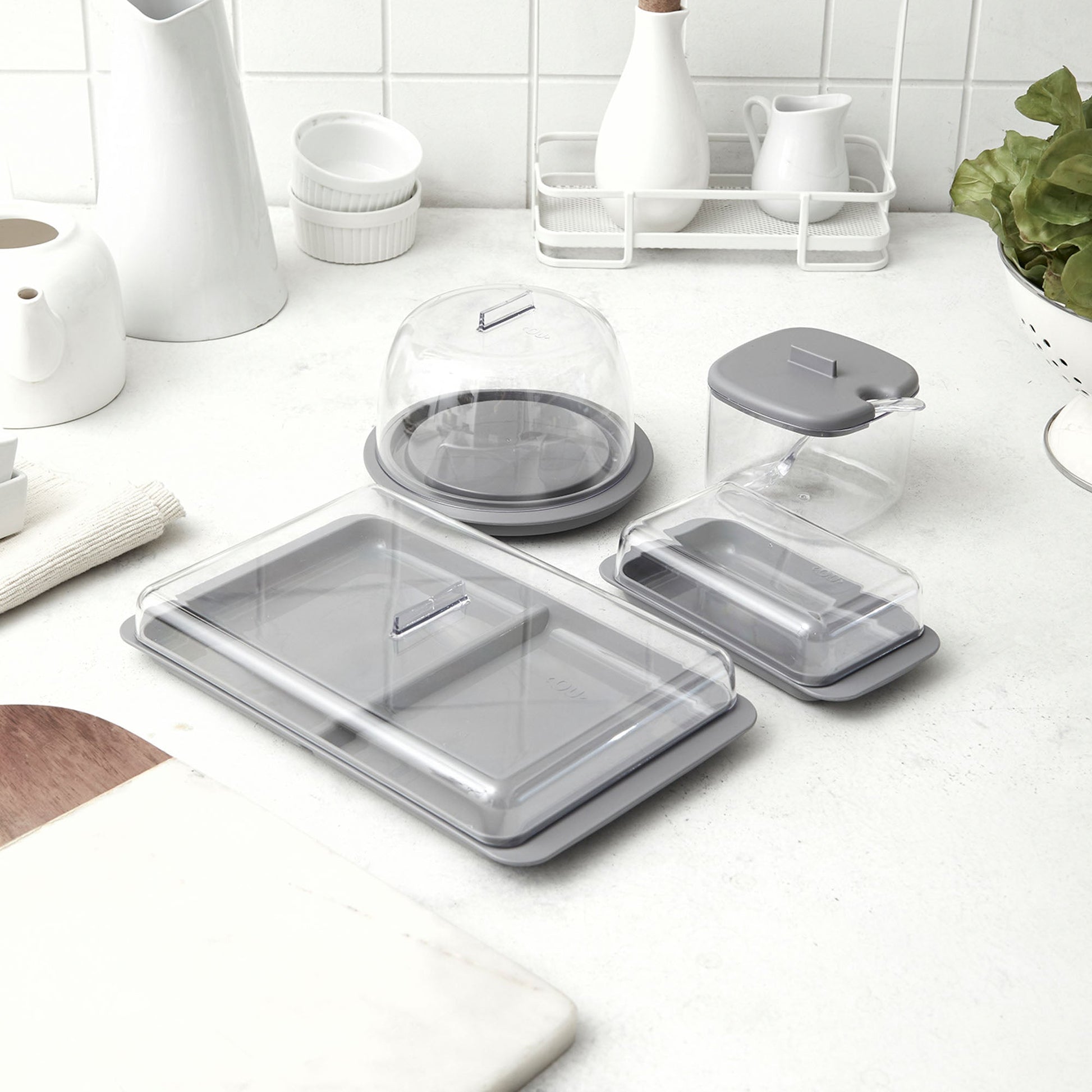 Conjunto Mesa Desayuno Break Ou11#Gris