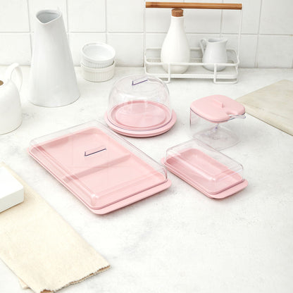 Conjunto Mesa Desayuno Break Ou9#Rosado