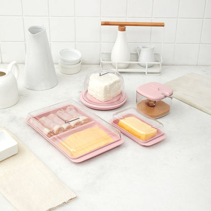 Conjunto Mesa Desayuno Break Ou8#Rosado