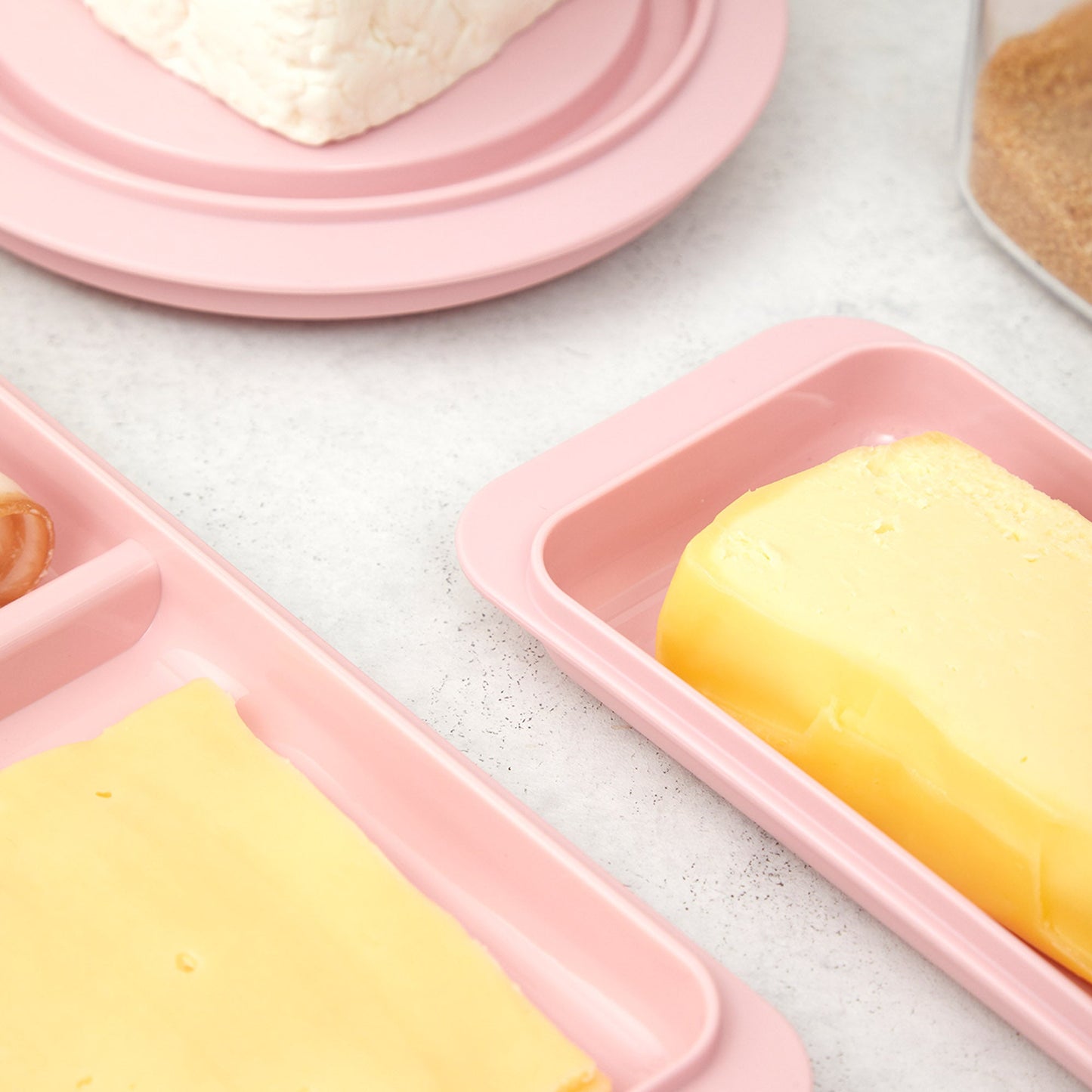 Conjunto Mesa Desayuno Break Ou10#Rosado