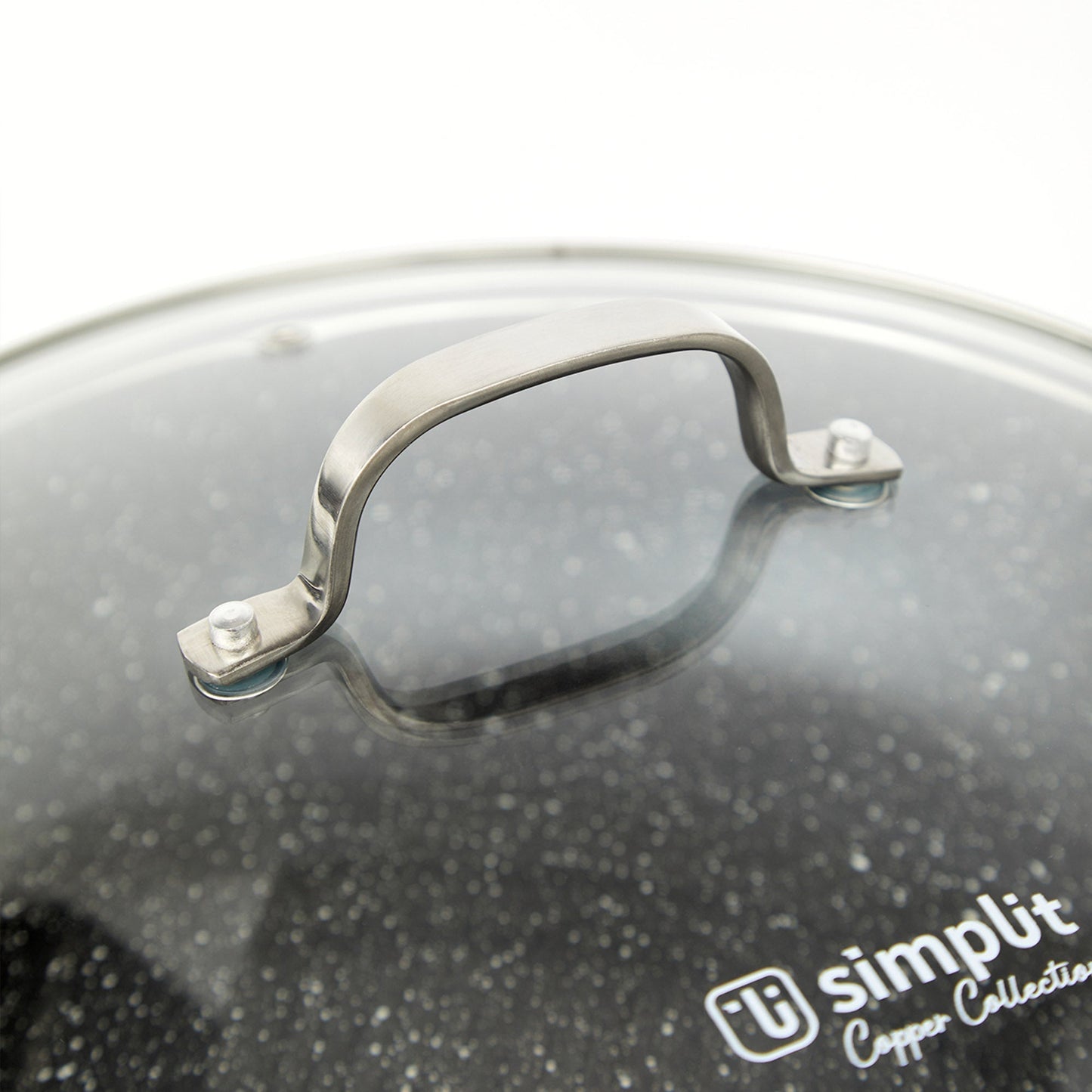 Set 2 Sartenes Cobre Antiadherente 28 cm Tapa + 24 cm Simplit12#Cobre