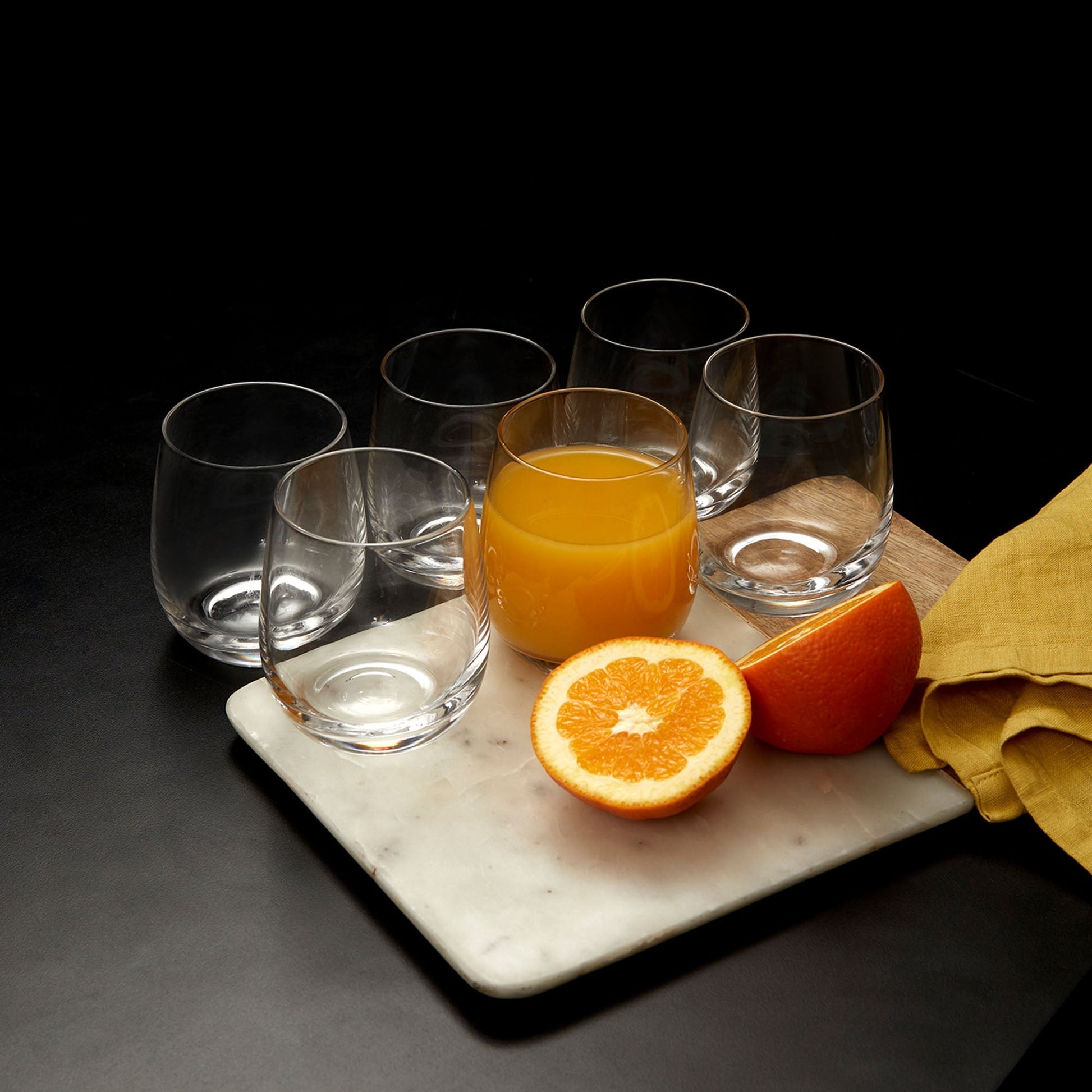 Set 6 Vasos Redondos Virginia 340 ml Simplit2#Transparente