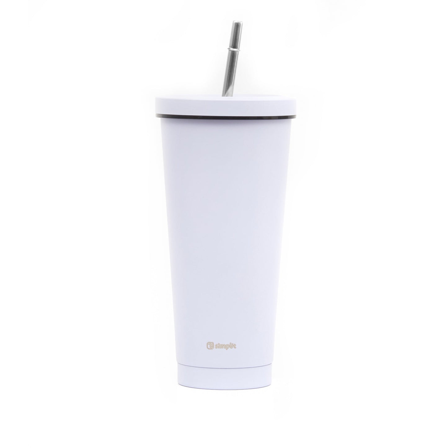 Vaso Térmico Tumbler 750ml Tapa y Bombilla Simplit4#Morado