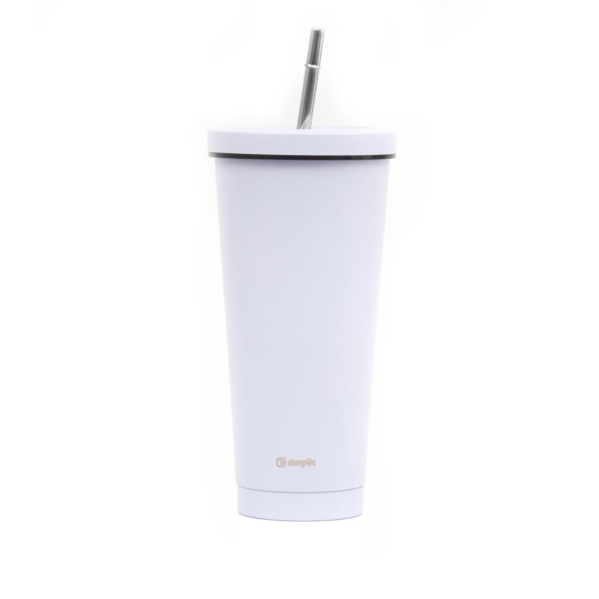 Vaso Térmico Tumbler 750ml Tapa y Bombilla Simplit4#Morado