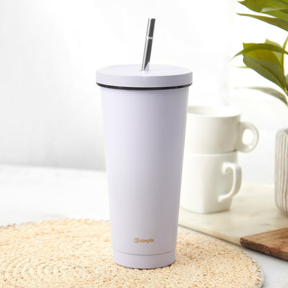Vaso Térmico Tumbler 750ml Tapa y Bombilla Simplit1#Morado