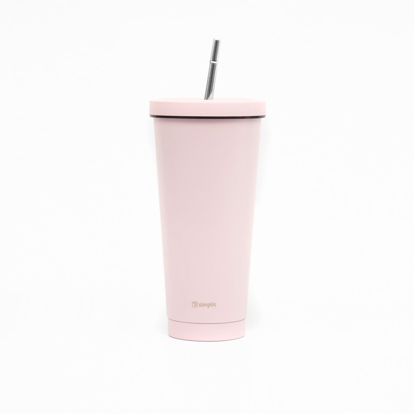 Vaso Térmico Tumbler 750ml Tapa y Bombilla Simplit5#Rosado