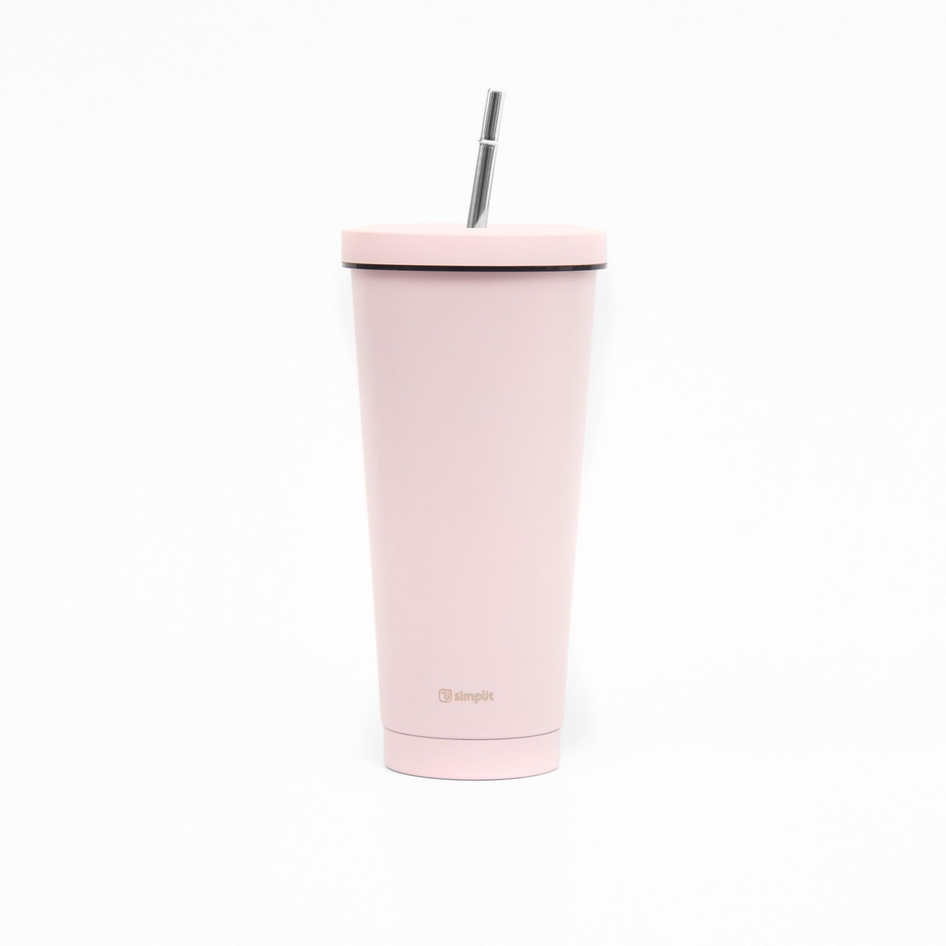 Vaso Térmico Tumbler 750ml Tapa y Bombilla Simplit5#Rosado