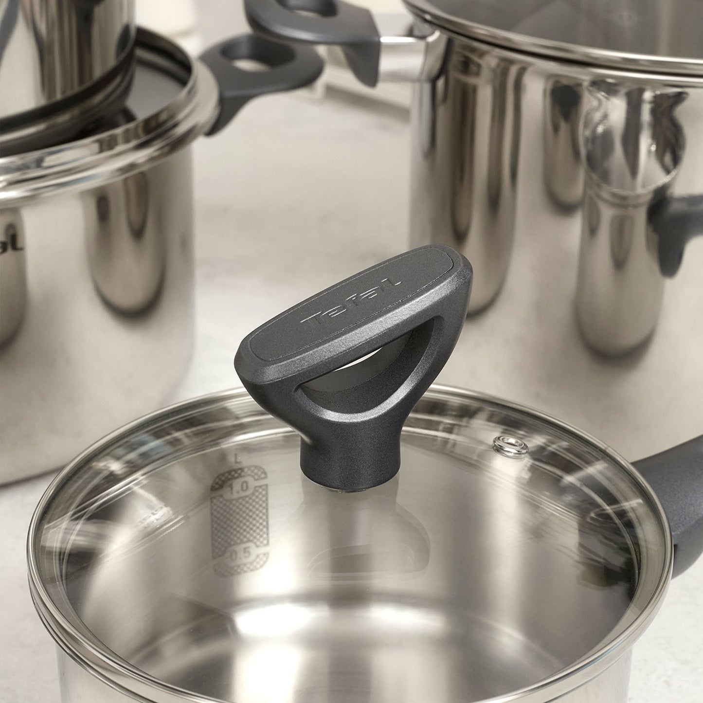 Bateria De Cocina Acero Inoxidable DailyCook 10 PCS Tefal4#Acero