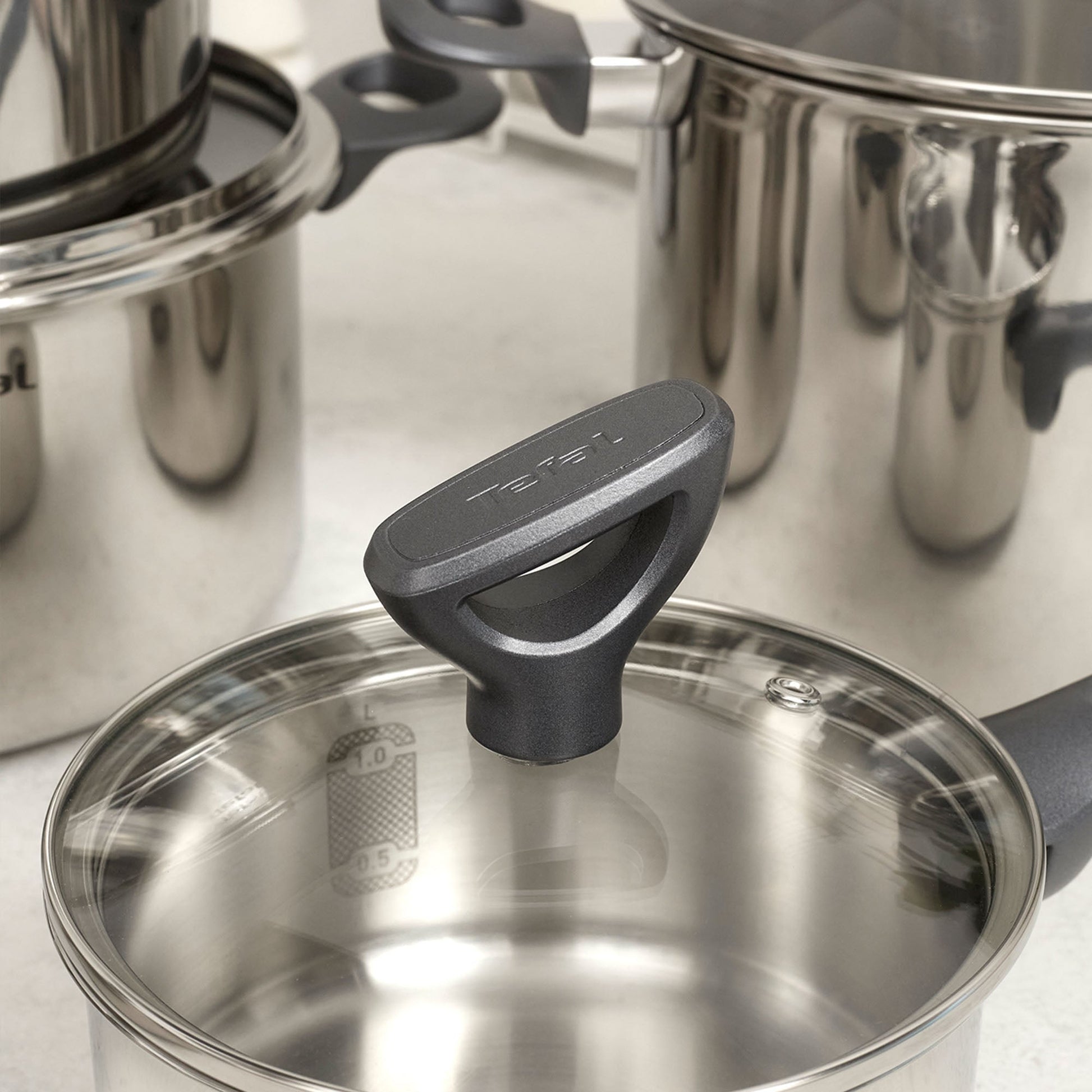 Bateria De Cocina Acero Inoxidable DailyCook 10 PCS Tefal4#Acero