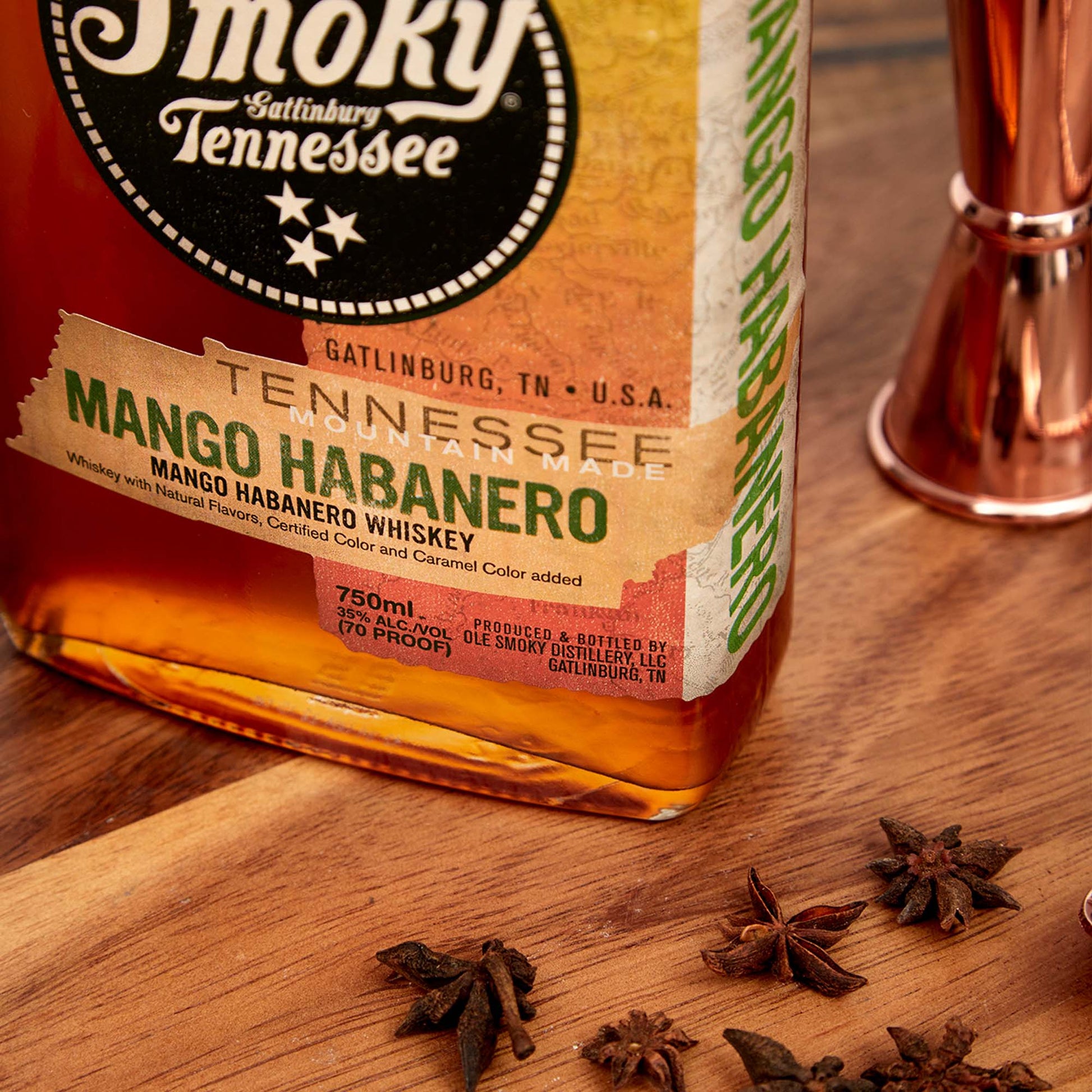 Ole Smoky Whiskey Mango Habanero 750 ml6#Sin color