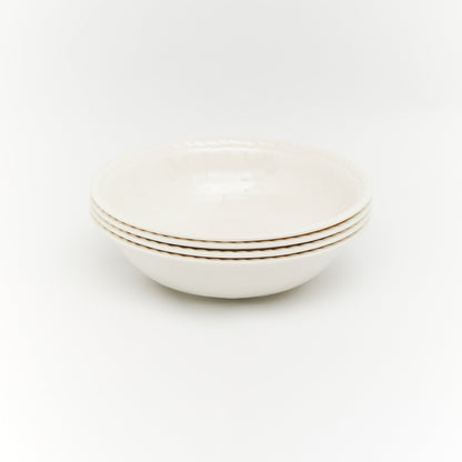 Set 4 Bowl Cordón Bowl6#Blanco