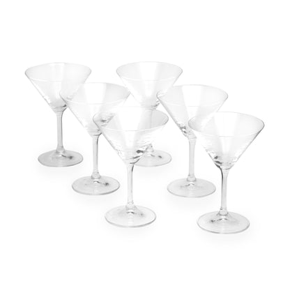Set 6 Copas Martini Lara Bohemia10#Sin Color