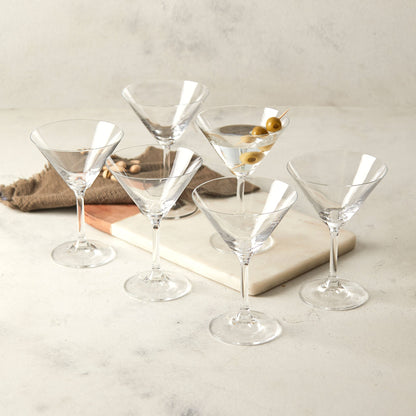 Set 6 Copas Martini Lara Bohemia2#Sin Color