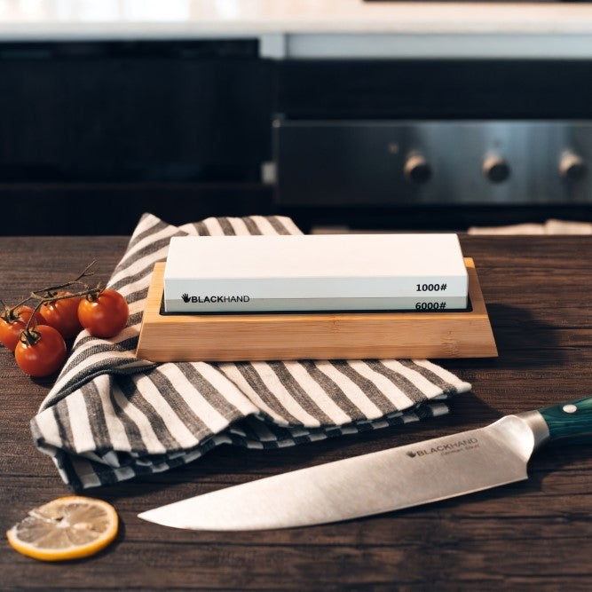 Piedra De Afilar Dos Caras 1.000/6.000 BlackHand1#Blanca