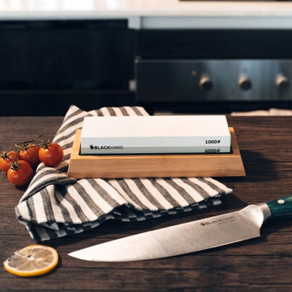 Piedra De Afilar Dos Caras 1.000/6.000 BlackHand1#Blanca