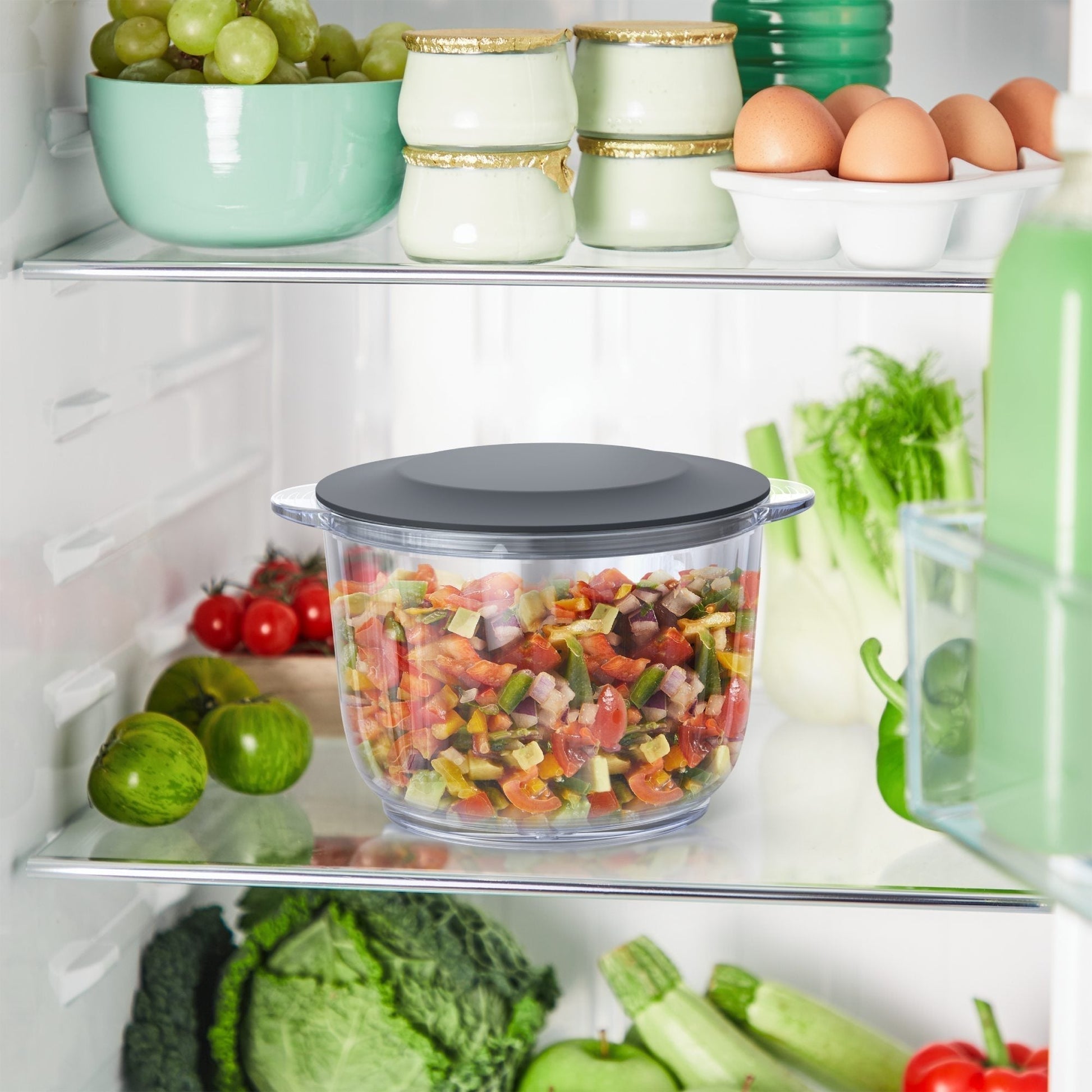 Picadora Bowl De Vidrio XXL 2L 500W Moulinex6#Negro