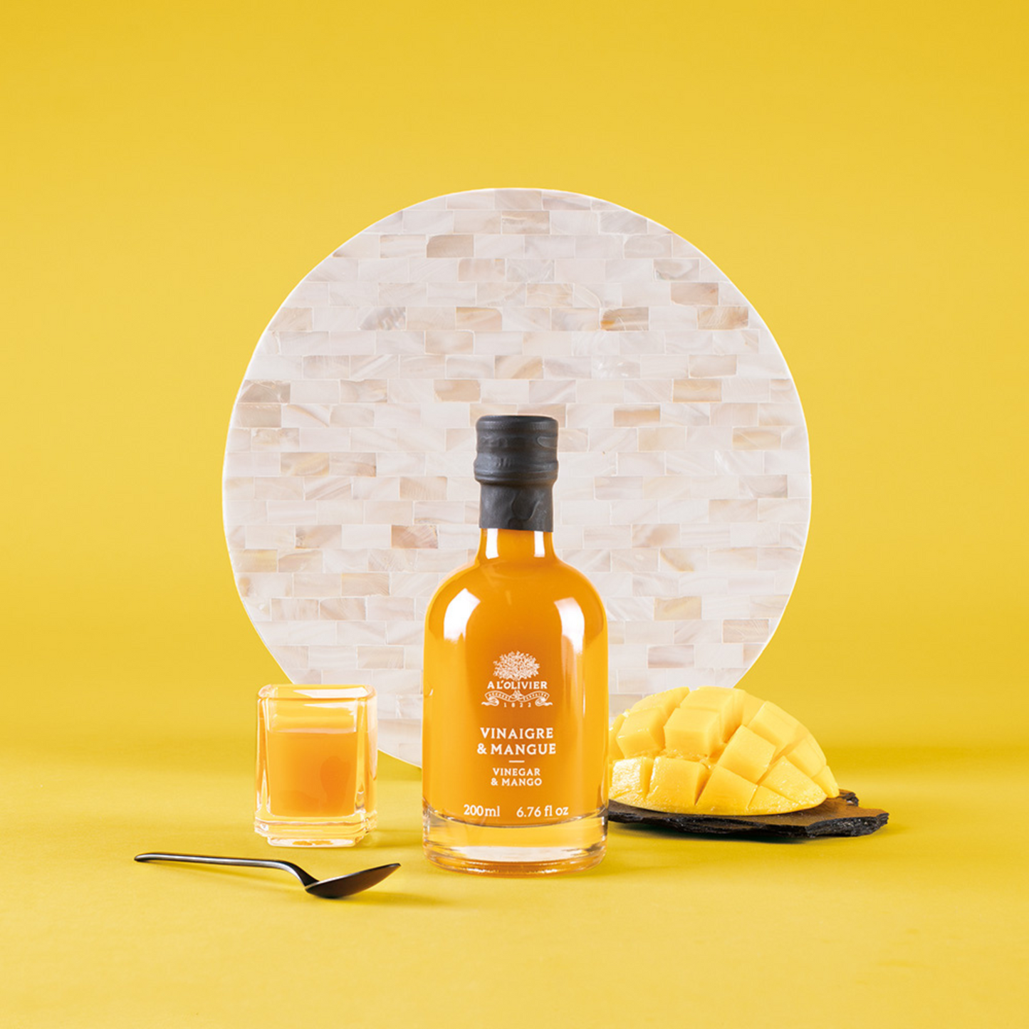 Vinagre con Pulpa de Mango 200 ml Al 'Olivier