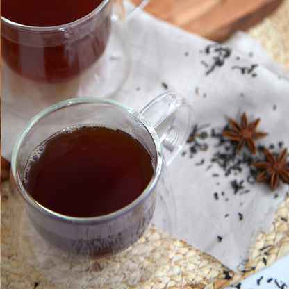 Set 2 Mugs de Vidrio 250 ml Coquinaria