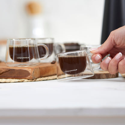 Set 4 Tazas de Espresso 80 ml Coquinaria