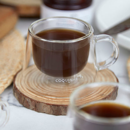 Set 4 Tazas de Espresso 80 ml Coquinaria