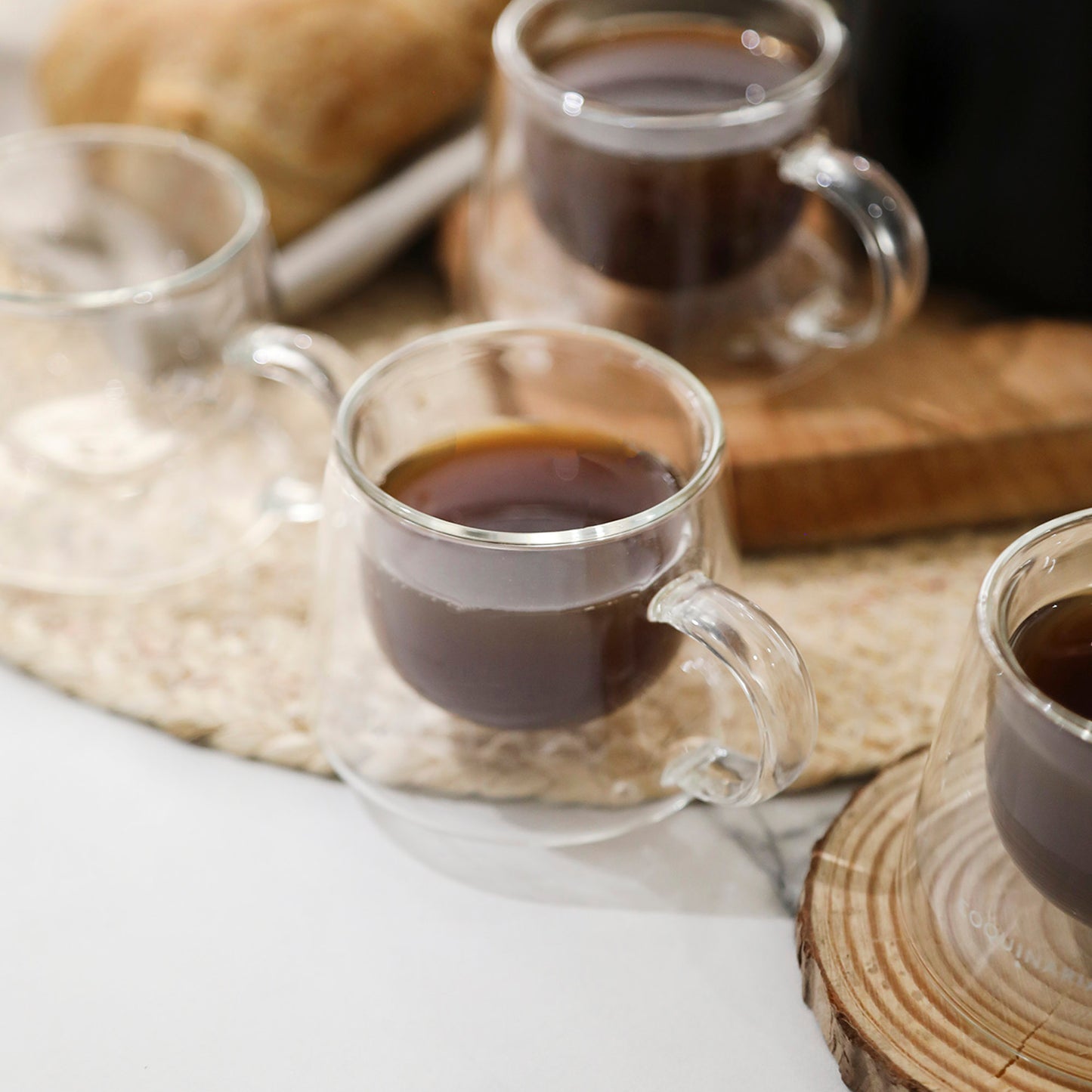 Set 4 Tazas de Espresso 80 ml Coquinaria