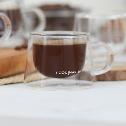 Set 4 Tazas de Espresso 80 ml Coquinaria