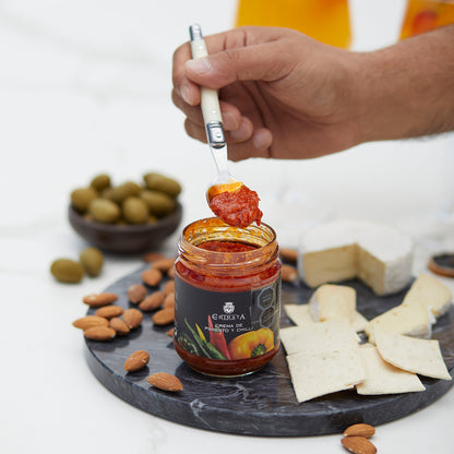 Crema de Pimientos y Chilli 180 Grs La Chinata