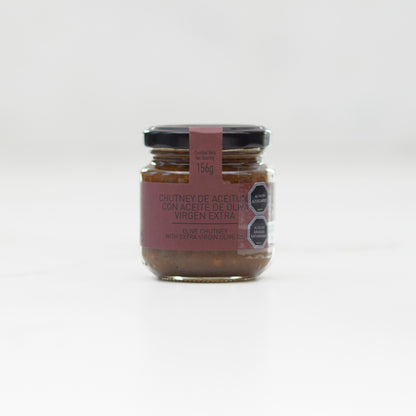 Chutney de Aceituna con Aceite de Oliva Extra Virgen 156 Grs La Chinata