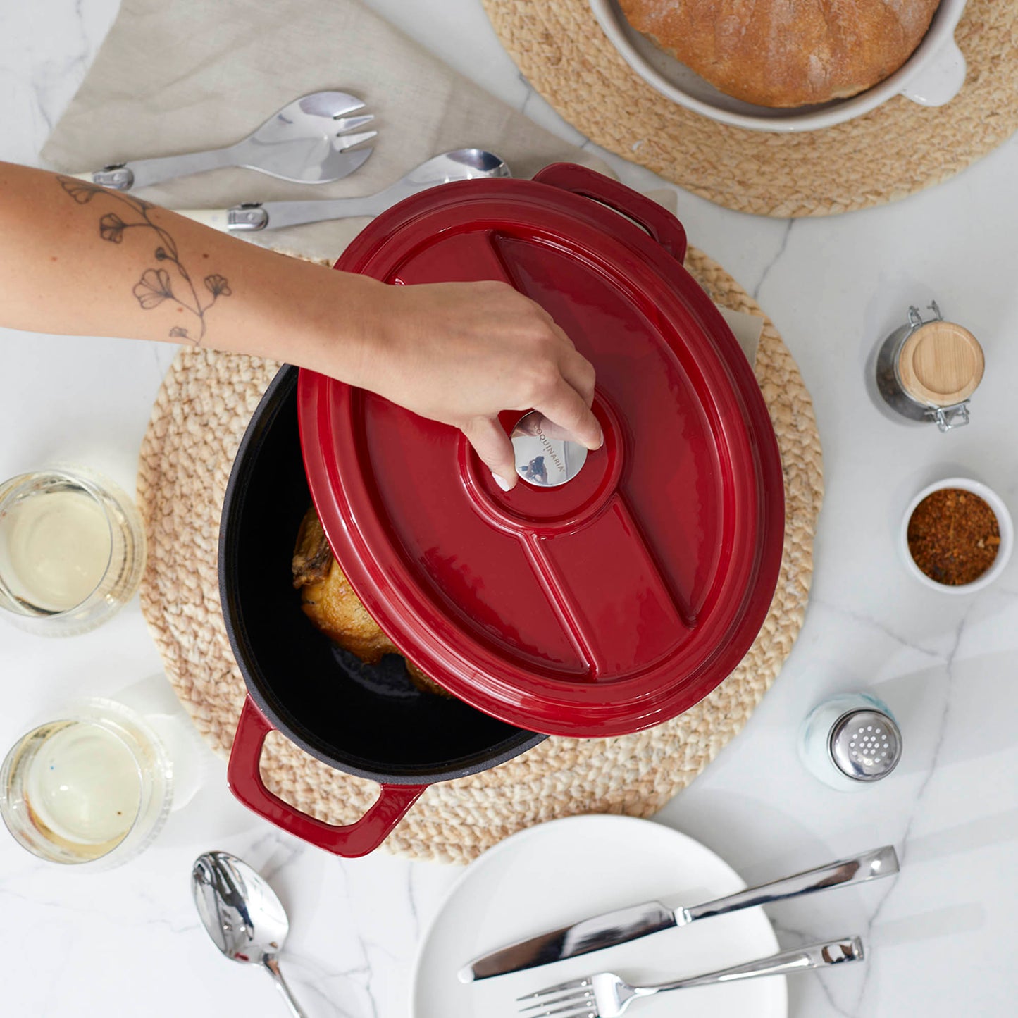 Olla de Hierro Fundido 4,1 Lts Coquinaria