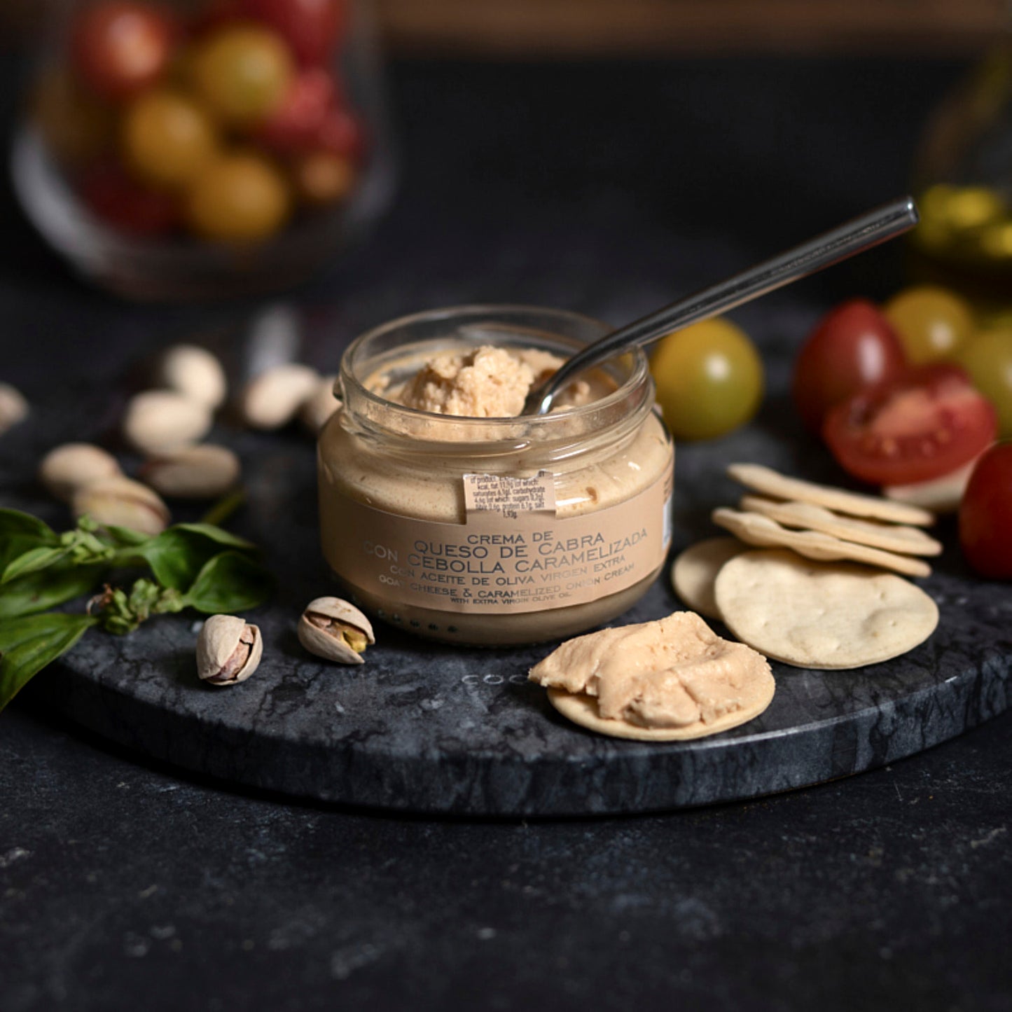 Crema de Queso de Cabra con Cebolla Caramelizada 120 Grs La Chinata