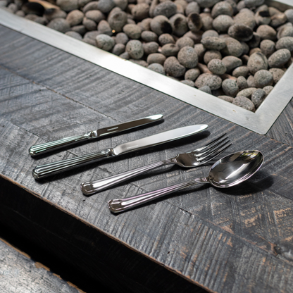 Set de Cuchilleria Oxford 6 Personas 42pzs Silver Mirror Finish Coquinaria