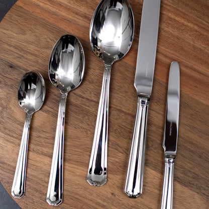 Set de Cuchilleria Oxford 6 Personas 42pzs Silver Mirror Finish Coquinaria