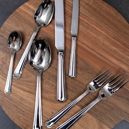 Set de Cuchilleria Oxford 6 Personas 42pzs Silver Mirror Finish Coquinaria