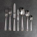 Set de Cuchilleria Oxford 6 Personas 42pzs Silver Mirror Finish Coquinaria