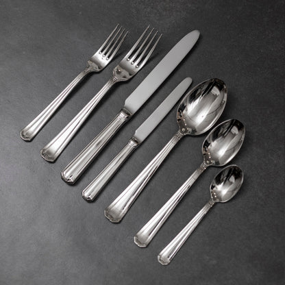 Set de Cuchilleria Oxford 6 Personas 42pzs Silver Mirror Finish Coquinaria