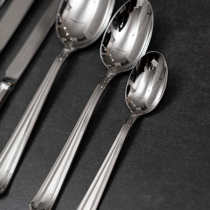 Set de Cuchilleria Oxford 6 Personas 42pzs Silver Mirror Finish Coquinaria