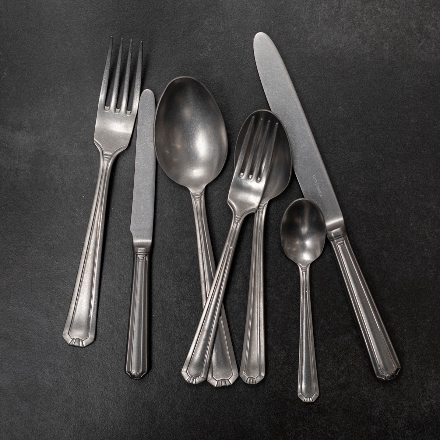 Set de Cuchilleria Oxford 6 Personas 42pzs Vintage Coquinaria